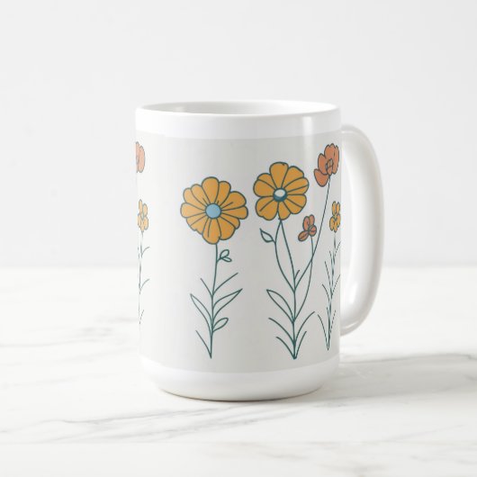 Mug FLEURS (Devant droit)