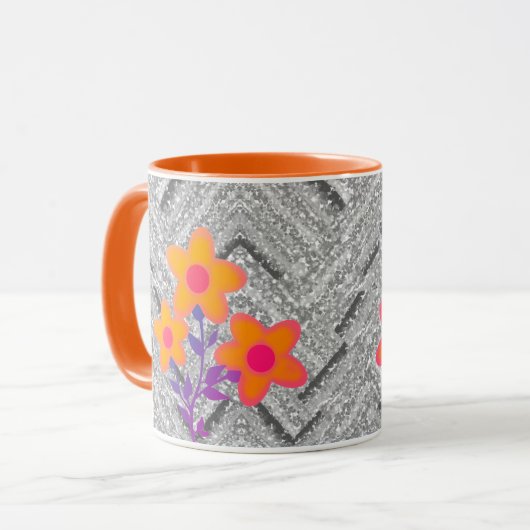 Mug fleurs (Devant gauche)