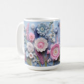 Mug Fleurs 3D (Devant gauche)