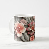 Mug Fleurs 3D (Devant gauche)