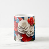 Mug Fleurs 3D vibrantes (Centre)
