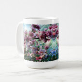 Mug Fleurs à éclaboussures de fleurs de cerisier (Devant gauche)