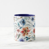 Mug Fleurs à l'aquarelle (Centre)