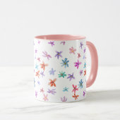 Mug Fleurs à l'aquarelle (Devant droit)