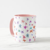 Mug Fleurs à l'aquarelle (Devant gauche)