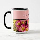 Mug Fleurs à ressort personnalisables (Gauche)