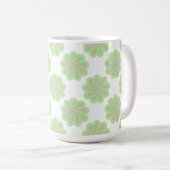 Mug Fleurs Abstraites. (Devant droit)