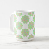 Mug Fleurs Abstraites. (Devant gauche)