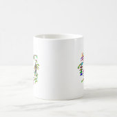 Mug fleurs abstraites (Centre)