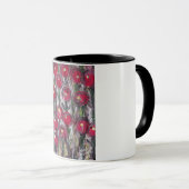 Mug Fleurs Abstraites de Berry Rouge (Devant droit)