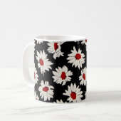 Mug Fleurs Abstraites, motif d'aquarelle d'art. (Devant gauche)