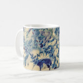 Mug Fleurs Abstraites rétros Papillon Jardin d'artisan (Devant gauche)