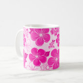 Mug Fleurs Abstraites roses (Devant gauche)