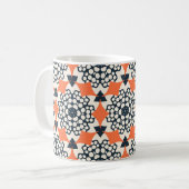 Mug Fleurs Abstraites : Vintage géométrique simple (Devant gauche)