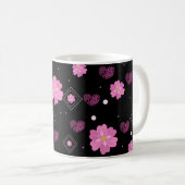 Mug Fleurs Aimer Valentine Motif (Devant droit)