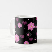 Mug Fleurs Aimer Valentine Motif (Devant gauche)