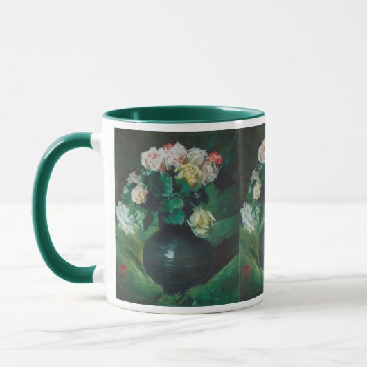 Mug Fleurs (alias Roses) de William Merritt Chase (Gauche)