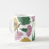 Mug Fleurs alignées Monogramme (Devant gauche)