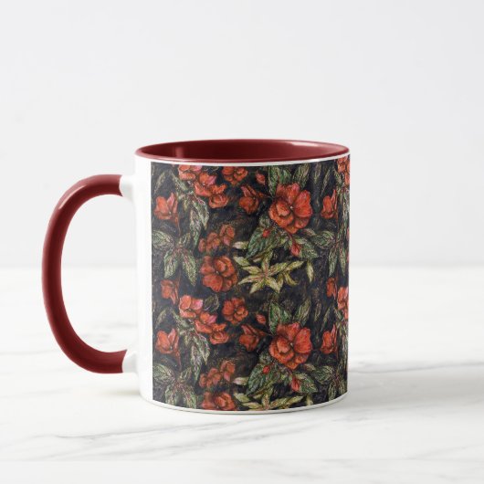 Mug Fleurs anciennes d'Alexandra Cook aka Linandara (Gauche)
