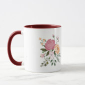 Mug Fleurs aquarelle (Gauche)