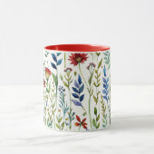 Mug Fleurs aquarelle Café (Centre)