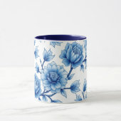 Mug Fleurs aquarelle Café (Centre)