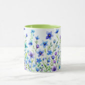 Mug Fleurs aquarelle Café (Centre)