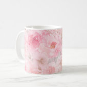 Mug Fleurs aquarelles Blush Bloom (Devant gauche)