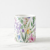Mug Fleurs aquarelles colorées (Centre)