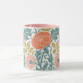 Mug Fleurs, Art Graphique Vintage (Centre)