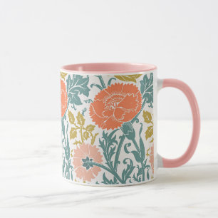 Mug Fleurs, Art Graphique Vintage