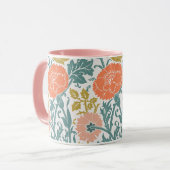 Mug Fleurs, Art Graphique Vintage (Devant gauche)