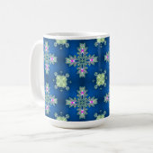 Mug Fleurs Artdeco dans le style rétro (Devant gauche)