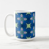 Mug Fleurs Artdeco dans le style rétro (Gauche)