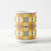 Mug Fleurs Artdeco dans le style rétro (Centre)