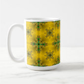 Mug Fleurs Artdeco dans le style rétro (Gauche)