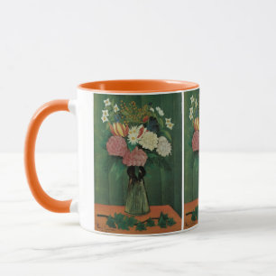 Mug Fleurs avec du lierre par Henri Rousseau, Floral V