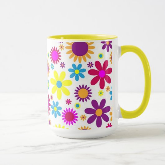 Mug Fleurs Bienheureuses (Droite)