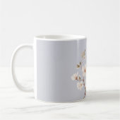 Mug Fleurs Blanches Bleues (Gauche)