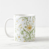 Mug Fleurs blanches crème (Gauche)