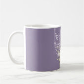 Mug Fleurs blanches de lavande (Gauche)