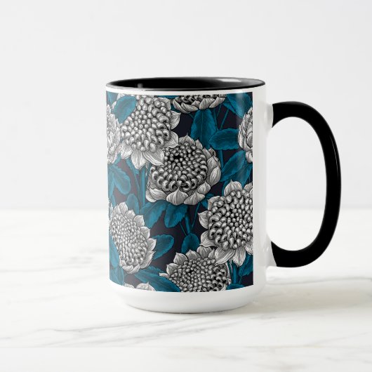 Mug Fleurs blanches de waratah (Droite)