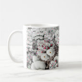 Mug Fleurs blanches et rouges (Gauche)