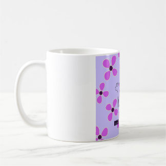 Mug Fleurs blanches roses