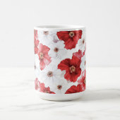 Mug Fleurs blanches rouges (Centre)