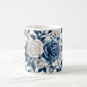 Mug Fleurs bleue et blanches (Centre)