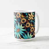 Mug Fleurs bleues (Devant droit)