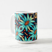 Mug Fleurs bleues (Devant gauche)