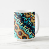 Mug Fleurs Bleues (Devant droit)