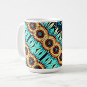 Mug Fleurs Bleues (Devant gauche)
